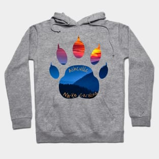 Bear Paw Asheville North Carolina Hoodie